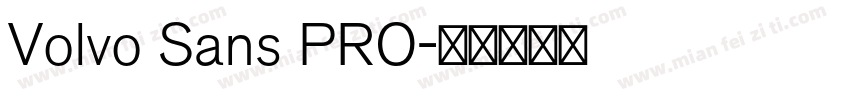 Volvo Sans PRO字体转换